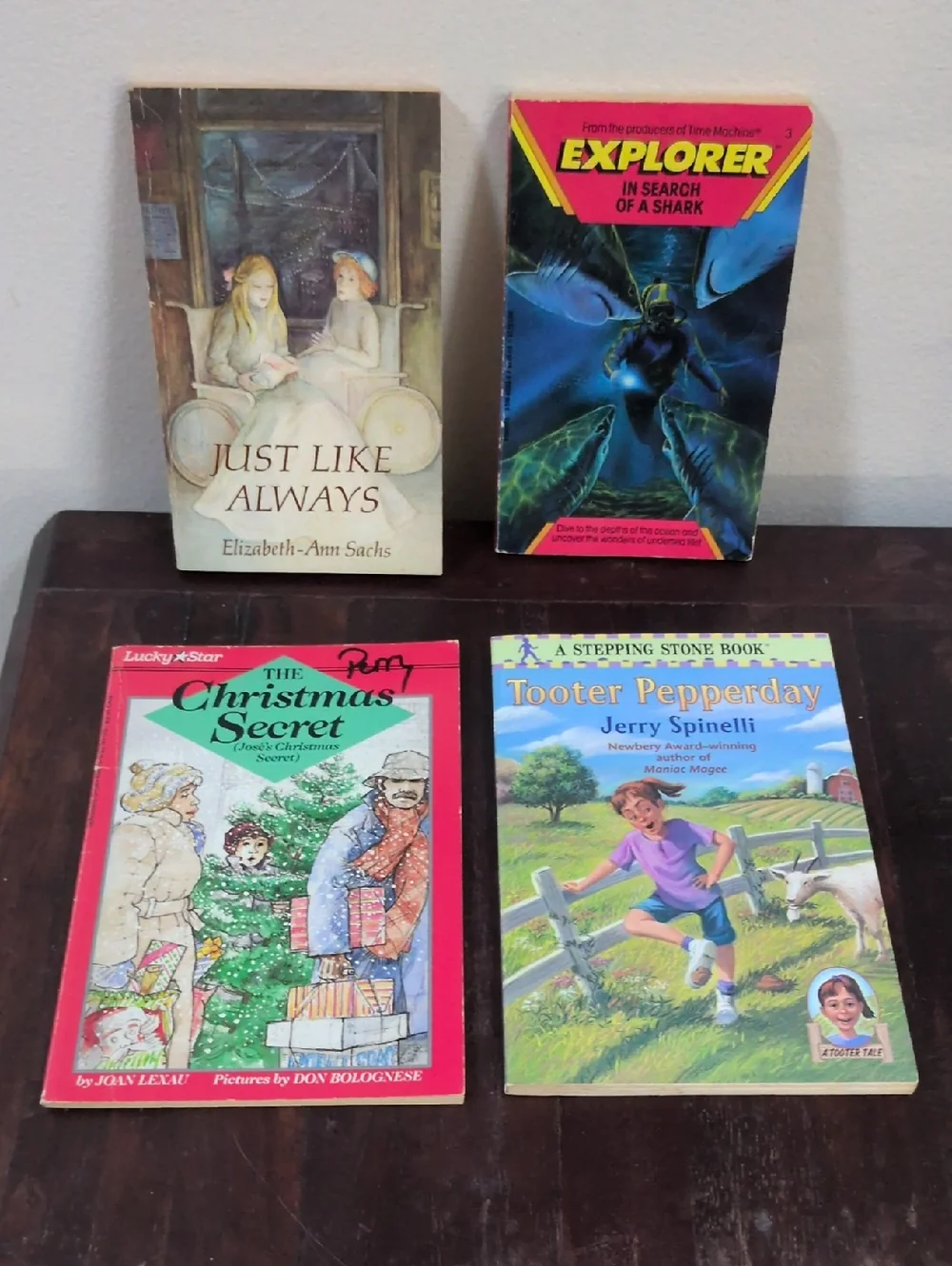 Scholastic Vintage Children's Paperback Fiction Chapter Books Lot of 14